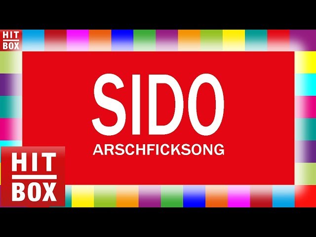 SIDO - Arschficksong 'HITBOX LYRICS KARAOKE'