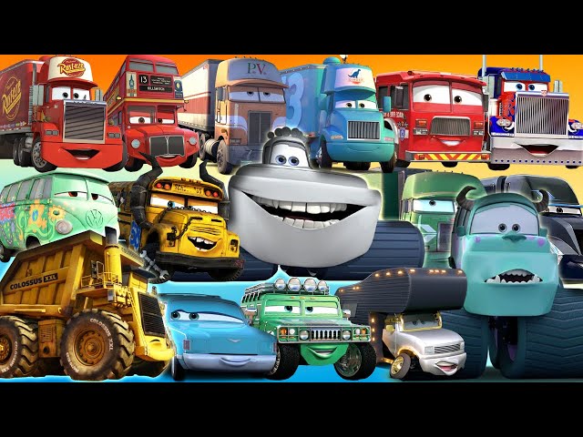Looking For Disney Pixar Cars Lightning Mcqueen, Rip Clutchgoneski, Hudson Hornet, Luigi, Guido, Flo