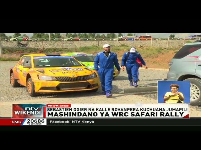 Sebastian Ogier na Kalle kuchuana katika mashindano ya Safari Rally