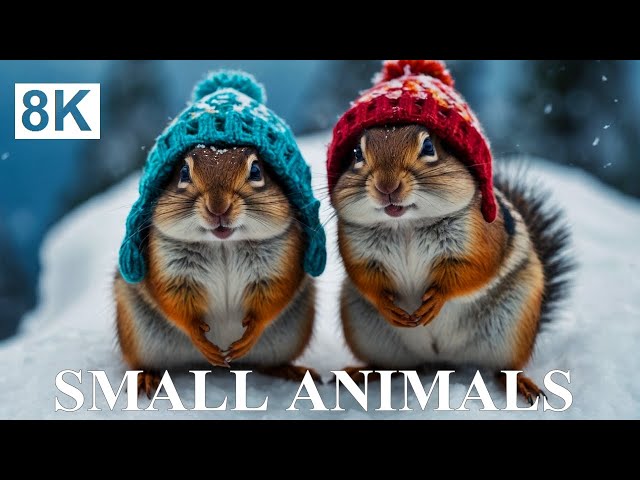 Small ANIMALS 8K ULTRA HD with Names and Sounds