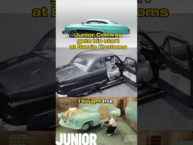 Junior Conway gets his start at Barris Kustoms!