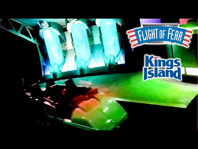 2022 Flight of Fear Roller Coaster On Ride HD POV Kings Island