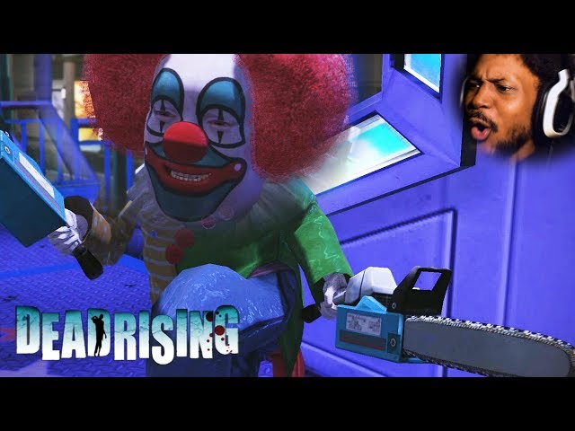 YOU FEAR CLOWNS? THIS ONE HAS A CHAINSAW... best zombie game (Dead Rising Part 3)