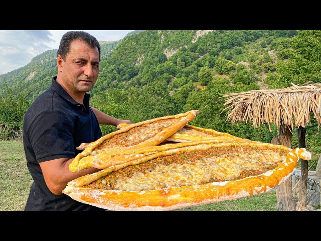 Recipe for Turkish Pide in the OVEN! How to cook a delicious dinner from Wheat?