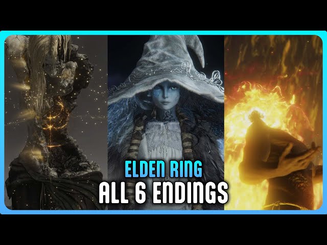 Elden Ring - ALL 6 ENDINGS (Age of Fracture, Age of The Stars, Frenzied Flame & Secret Endings)