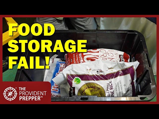 Food Storage Fail! Do NOT Store Your Dry Goods Like This
