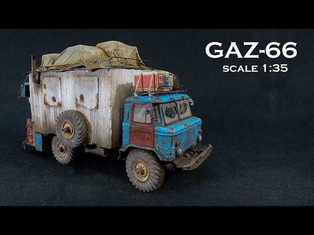 GAZ 66 Light Truck scale 1:35 für mein Endzeit Diorama / for my end time diorama