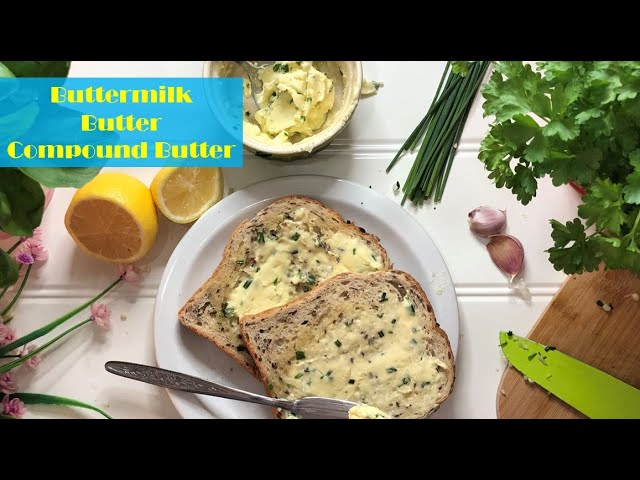 How to make Buttermilk, Butter and Compound Butter at home | 10min Mentega | 自制牛油 | मक्खन | Mentega