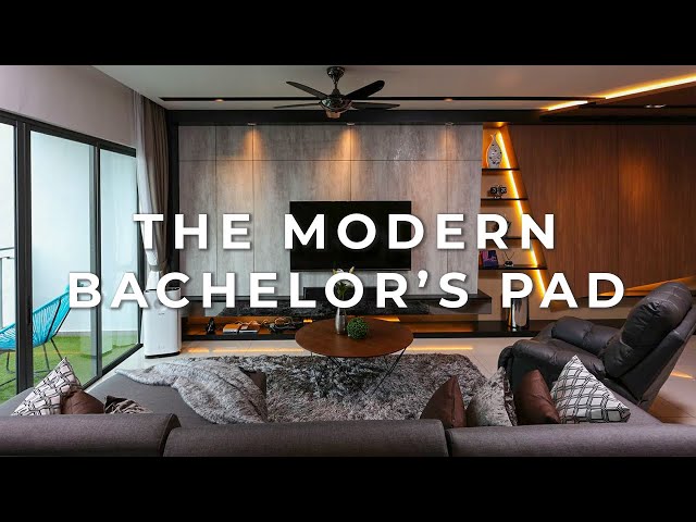 Futuristic Bachelor Pad | APARTMENT TRANSFORMATION | Modern Home Interior Design | High Altitude