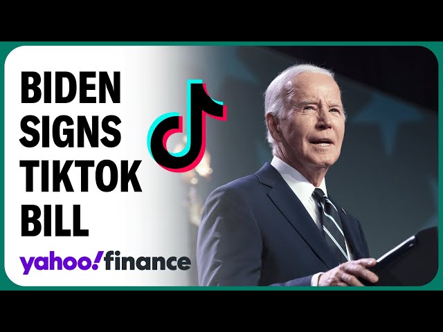 President Biden signs TikTok bill forcing the app to divest or get banned in the US