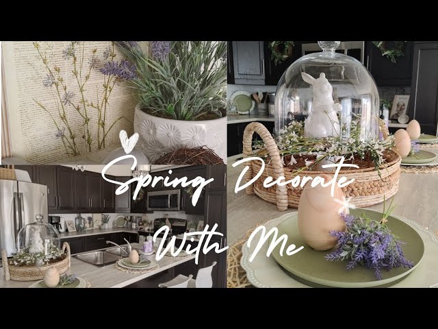 🌼🌱2023 SPRING KITCHEN DECORATE WITH ME/EASTER DECORATE WITH ME