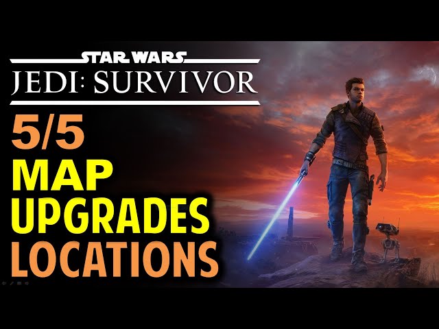 How to Unlock All Collectible Locations on Map: All 5 Map Upgrades | Star Wars Jedi: Survivor