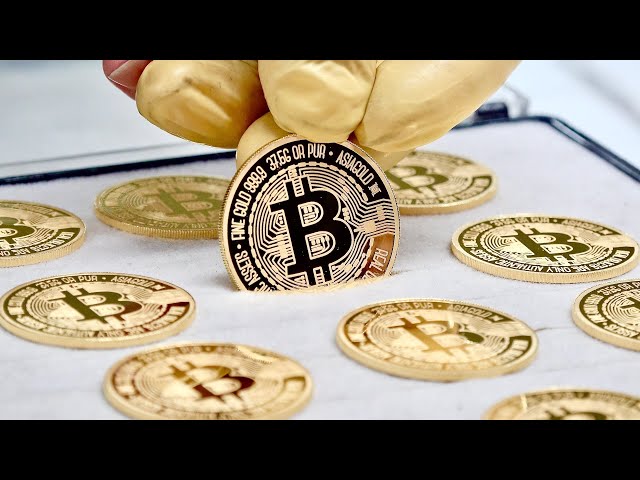 99.99% Pure Gold Bitcoin Mass Production Process. Excellent Korean Gold Manufacturing Factory