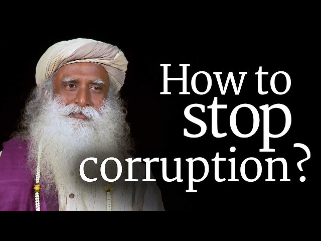 How to Stop Corruption? Sadhguru | Shemaroo Spiritual Life