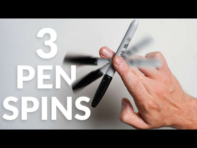 How To Spin A Pen Around Your Fingers Like A PRO