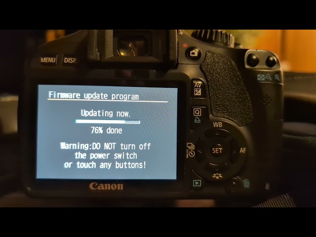 Canon Rebel T2i EOS 550D Firmware Update