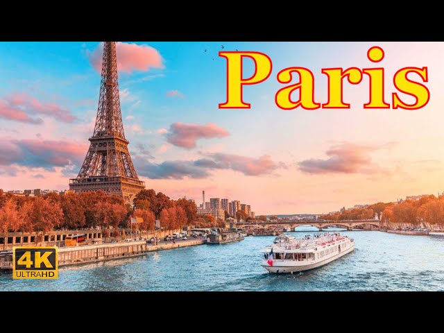 Paris, France🇫🇷 - Cruising the Seine River in Paris-4K HDR (▶️62min)  | Paris 4K | A Walk In Paris