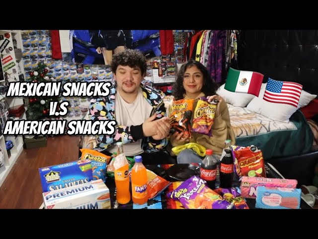 MEXICAN SNACKS V.S AMERICAN SNACKS! *CAN WE TELL THE DIFFERENCE!?*