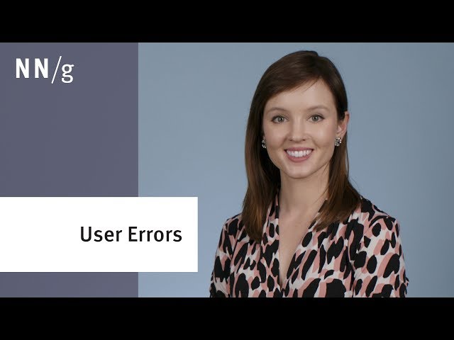 Usability Heuristic 9: Help Users Recognize, Diagnose and Recover from Errors