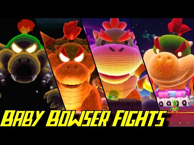 Evolution of Baby Bowser Battles (1995-2019)