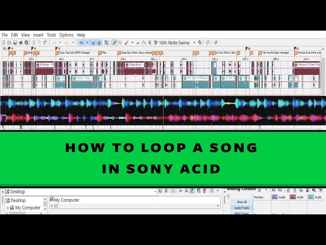 HOW TO LOOP A SONG ON SONY ACID - DJ KELDEN