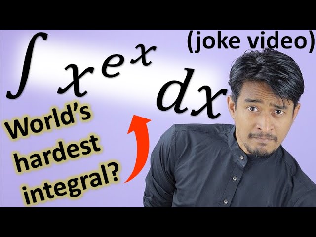 Doing the World's Hardest Integral (joke video)
