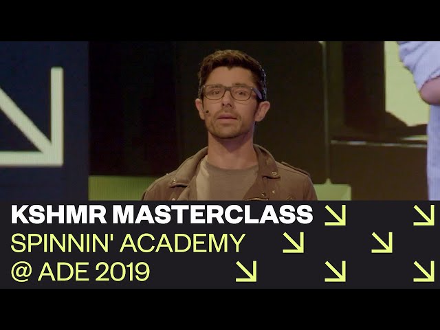 KSHMR Masterclass: How To Stop Making Beats And Be An Artist | Spinnin’ Academy @ ADE 2019