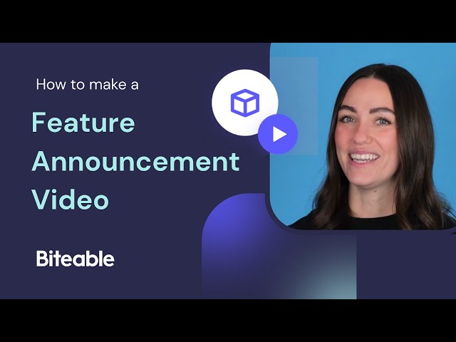 How to make a feature announcement video