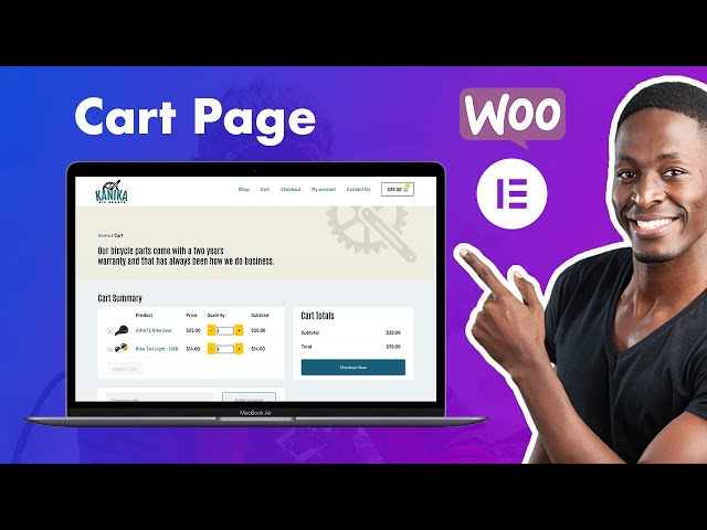 Create a Cart Page using Elementor [Elementor WooCommerce Shop]