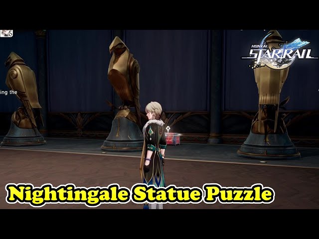 Solve the Puzzle Nightingale Statue Puzzle Honkai Star Rail The Devil in Velvet Trailblaze Mission