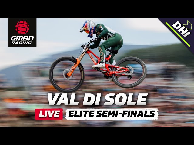 Val Di Sole Elite Downhill Semi-Finals | LIVE DHI Racing
