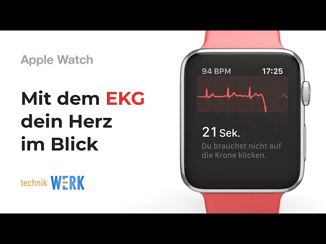 Apple Watch Series 4 EKG-Funktion: Endlich in Deutschland; alle Infos & Demo