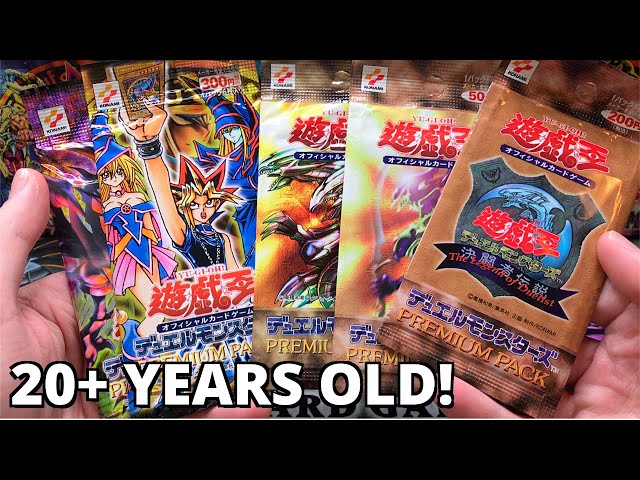 OPENING 20 Year Old Yugioh Packs! (Premium Pack 1-5)