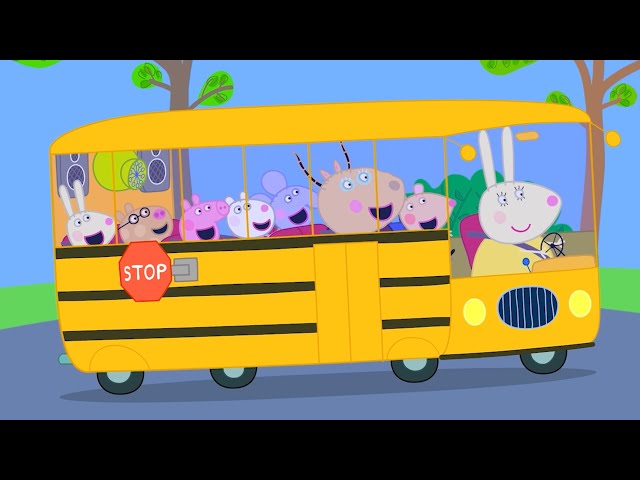Peppa Pig Get To Ride The New School Bus | Peppa Pig Asia 🐽