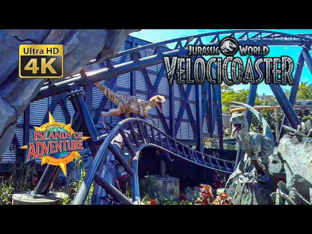 2021 Velocicoaster Roller Coaster On Ride Front Row 4K POV Islands of Adventure Universal Orlando