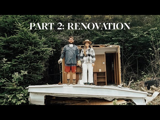 Renovation Pt.3 | Breaking down the caravans, shipping container delivery, cooking with solar