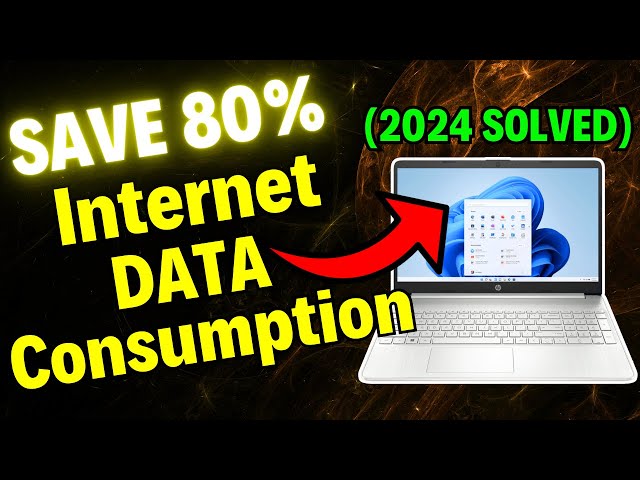 How To STOP background data usage In Laptop Windows 10/11 || Save 90% Of INTERNET DATA In (2024)