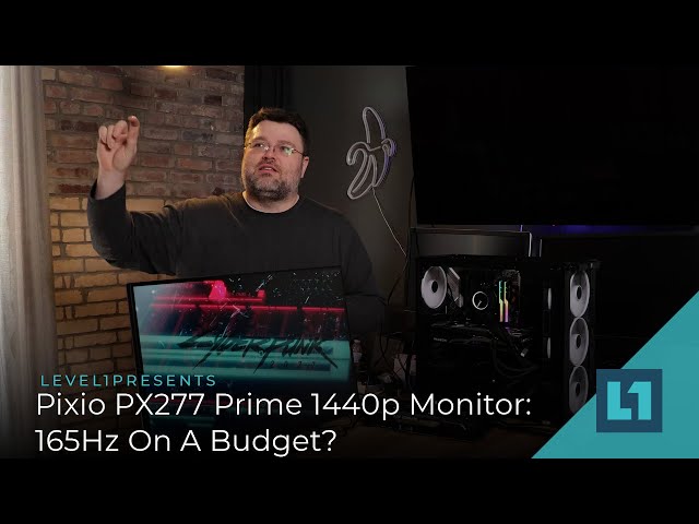 Pixio PX277 Prime 1440p Monitor: 165Hz On A Budget?