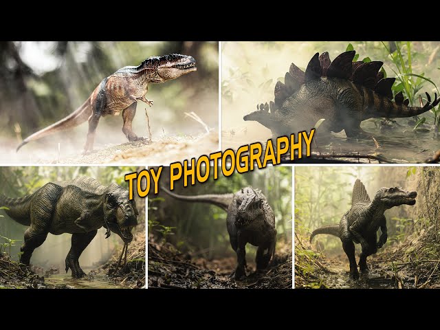 Dinosaur Toy Photography - 2021 October and November