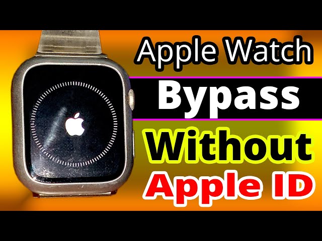 Apple-Watch! Series 9/8/7/6/5/4/3/2/1 Activation lock permanently Bypass iCloud Lock Apple Watch!!