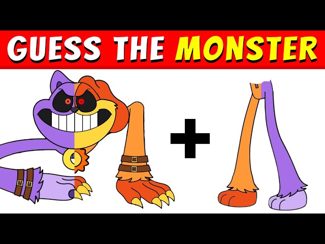 🙀Guess The MONSTER (Smiling Critters) By EMOJI And VOICE | Poppy Playtime Chapter 3 | Compilation #2