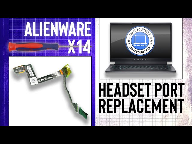 How To Replace Your Headset Port | Dell Alienware x14