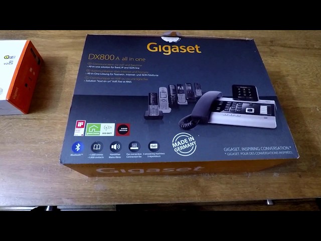 Gigaset DX800A Part 1 of 7: Unboxing and overview