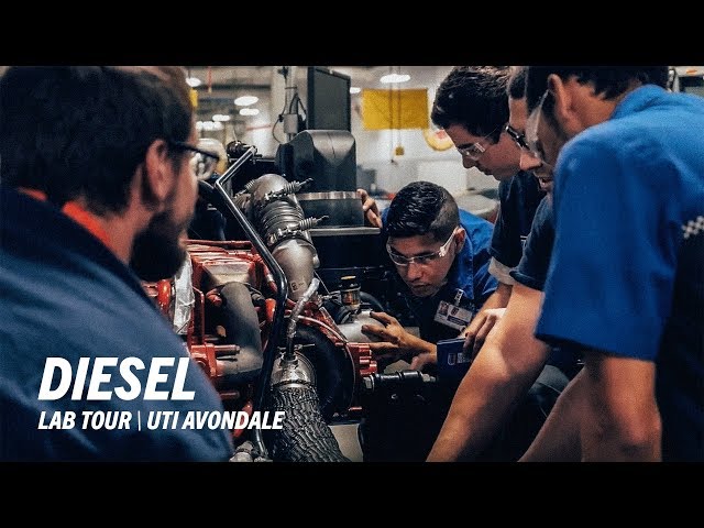 Diesel Technician & Industrial Tech Lab Tour at UTI in Avondale, AZ - Universal Technical Institute