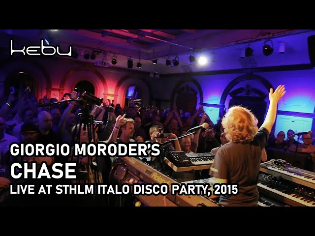 Giorgio Moroder - Chase (live by Kebu @ Sthlm Italo Disco Party 2015)