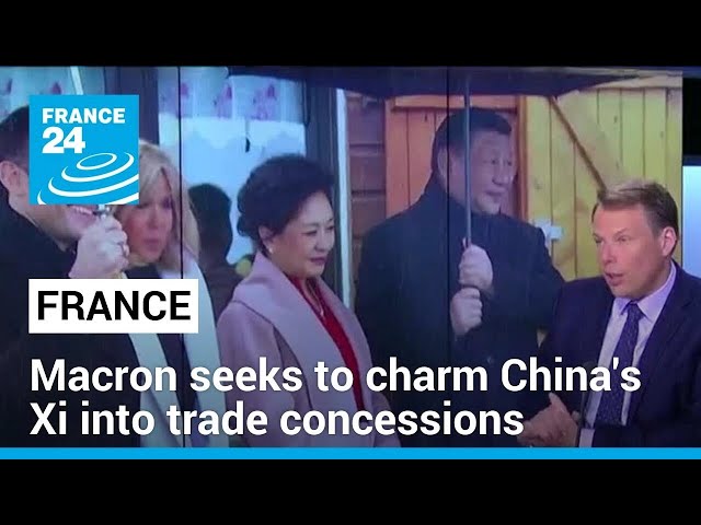 Macron seeks to charm China's Xi into trade concessions in Pyrenees jaunt • FRANCE 24 English