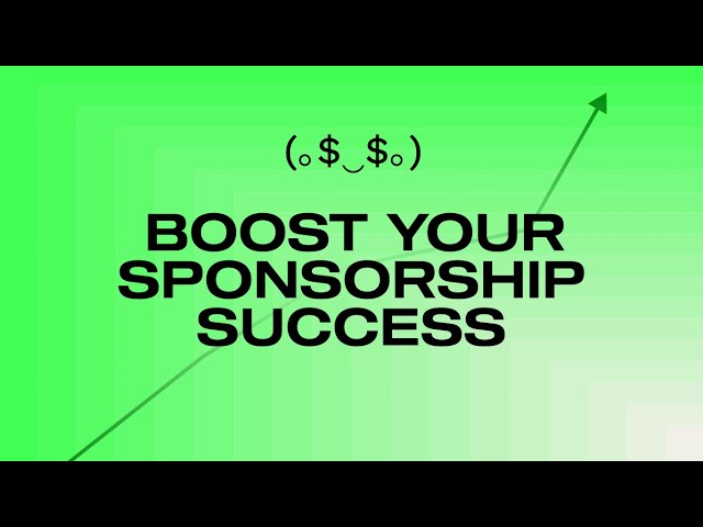 5 TIPS TO HELP YOU PROMOTE YOUR SPONSORSHIP
