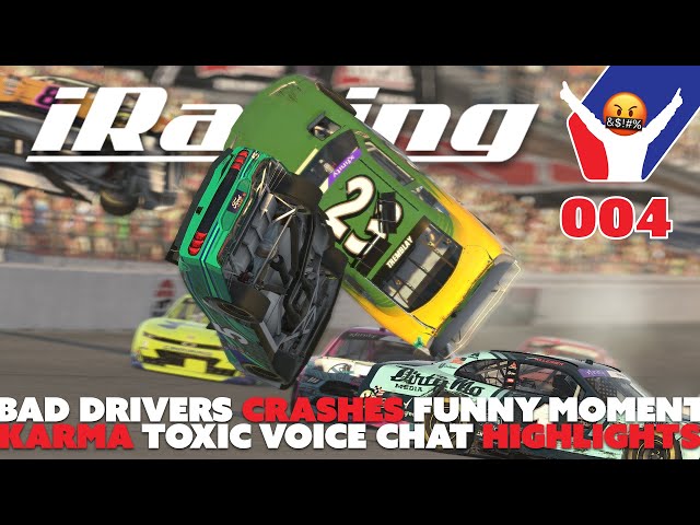 iRacing | Bad Drivers, Crashes & Funny Moments | Ep 004 [S23-01 W12]