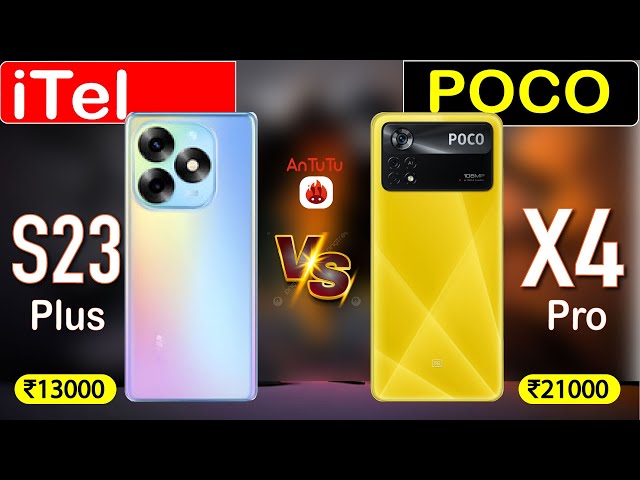 iTel S23 Plus vs POCO X4 Pro 5G  | #sd695vst616 #itels23+ #antutu #geekbench #pocox4pro