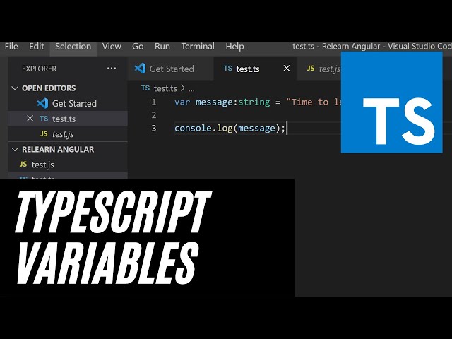 Compiling Typescript and Creating Variables - Relearning Angular Part 6